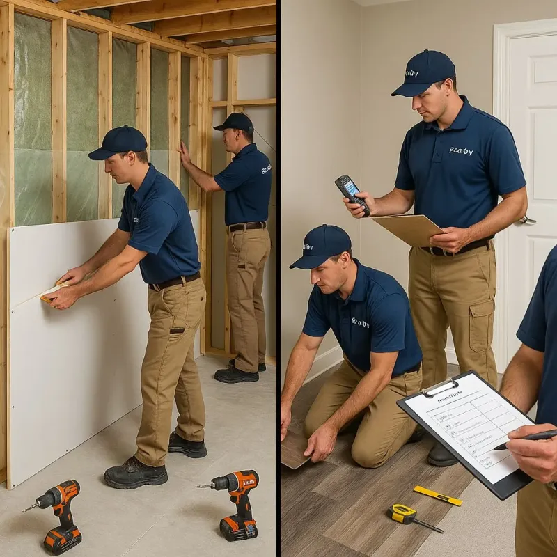 Repairs and Reconstruction process in Montvale, NJ